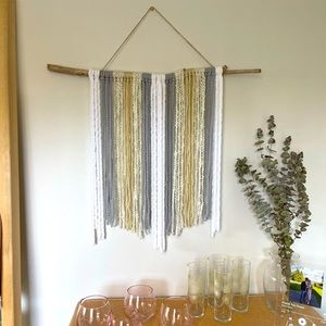 Yarn Wall Hanging - Lake Tahoe Wood!